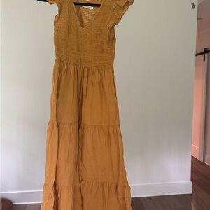 Mustard Yellow Maxi Dress